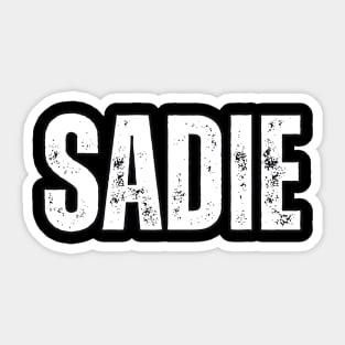 Sadie Name Gift Birthday Holiday Anniversary Sticker